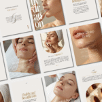 Beauty šablony pro instagram | feed a stories