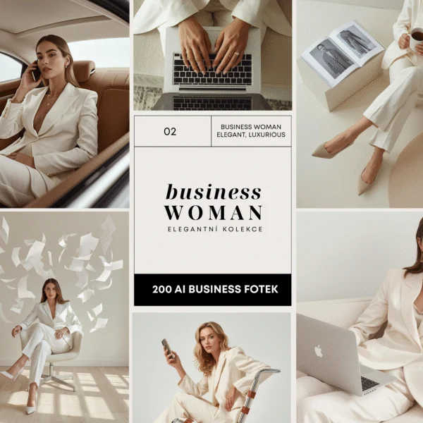 AI byznys fotografie žen off white