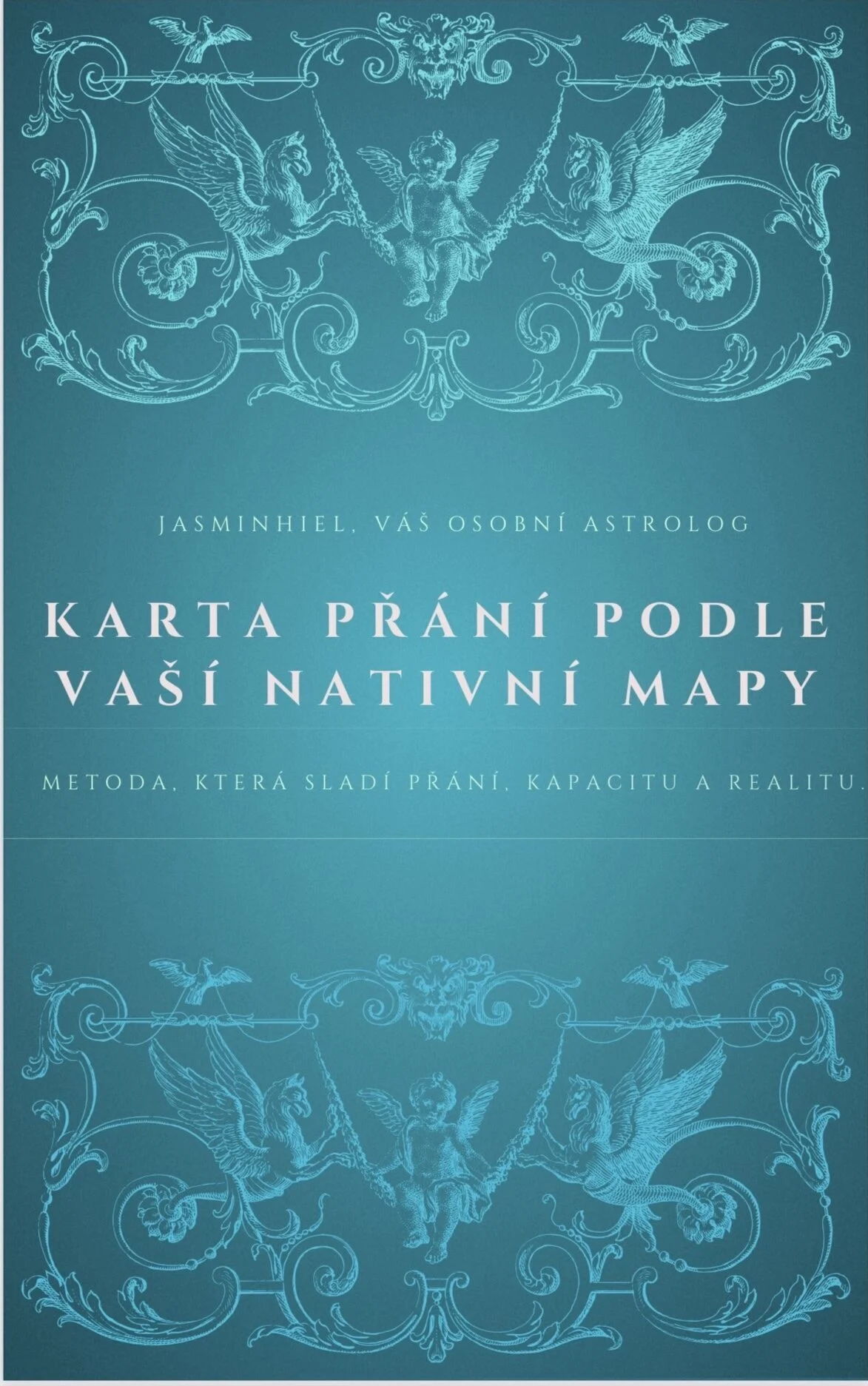 Karta přání podle nativní mapy – obálka astrologického e-booku