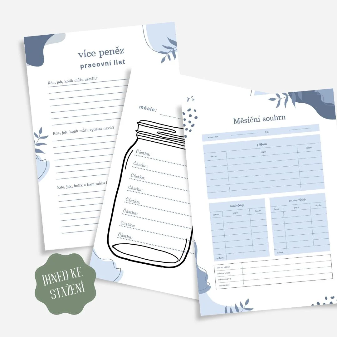 Finanční plánovač PDF – digitální rozpočet