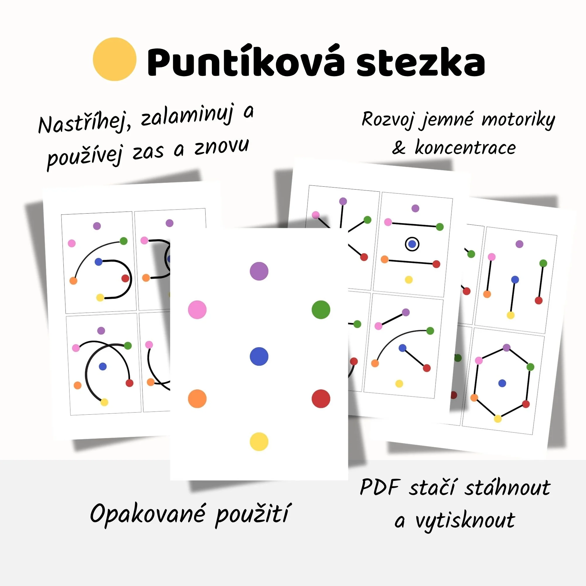 Puntíková stezka – logická hra pro děti