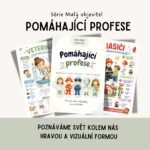 Pomáhající profese – moderní dětské infografiky pro předškoláky