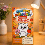 Ňouma učí: Omalovánky – Jídlo A–Ž