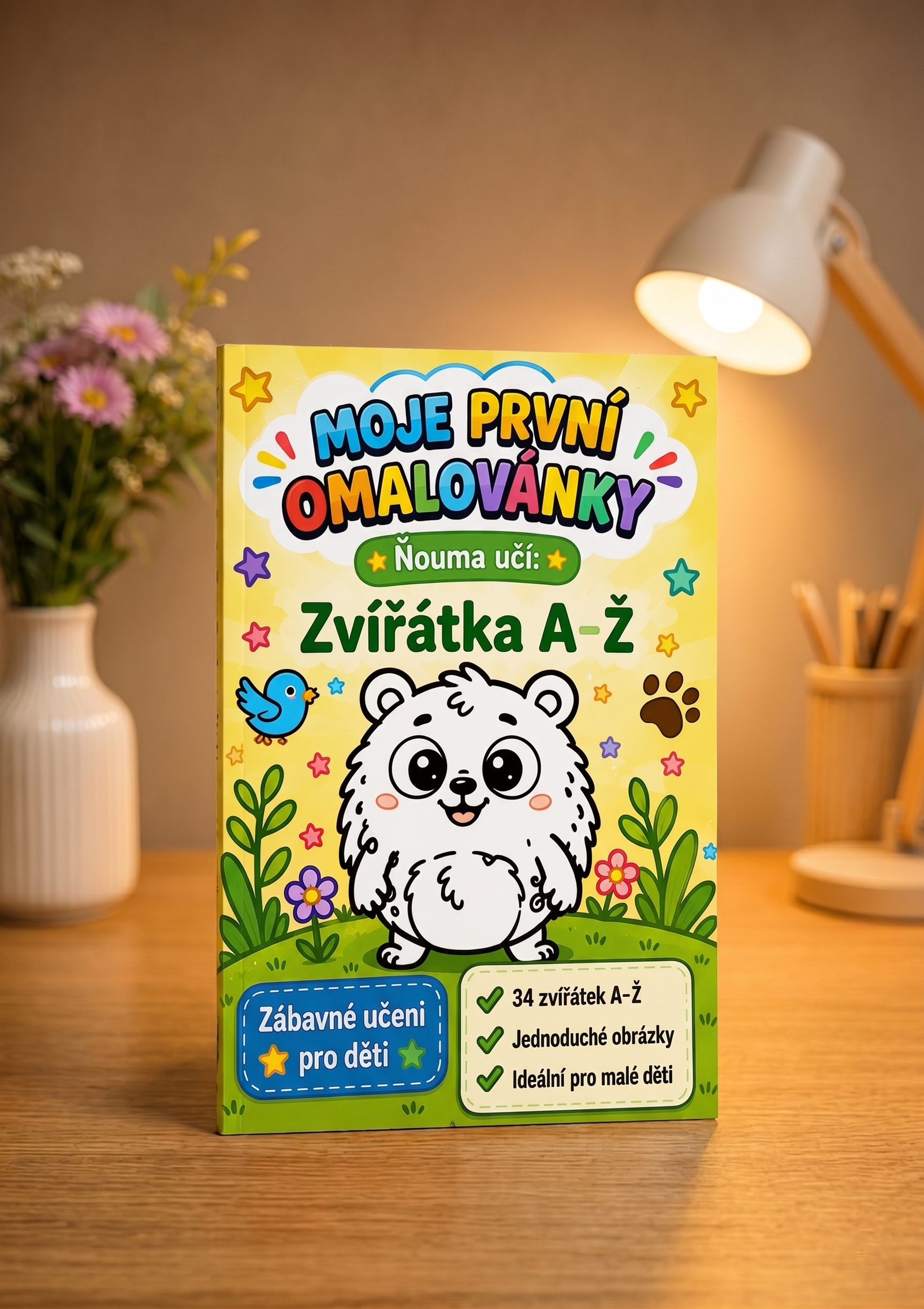 zvirr Ňouma učí: Omalovánky – Zvířátka A–Ž - Obrázek 1