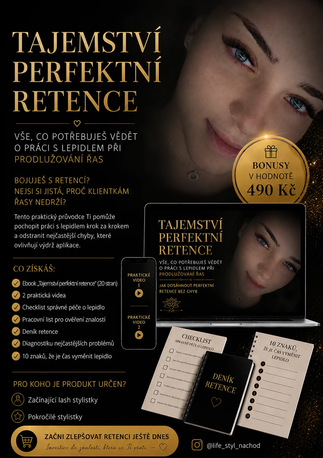 Tajemství perfektní retence řas