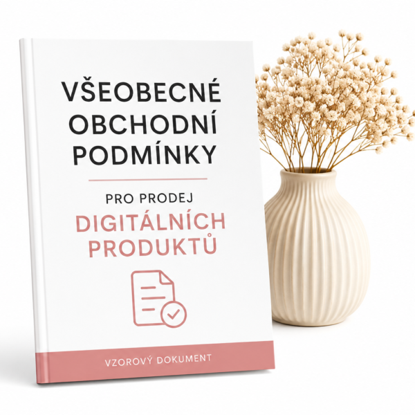 Prodáváte ebooky, online kurzy nebo jiné digitální produkty? Mějte své podnikání právně správně a profesionálně. Vzor VOP vytvořený speciálně pro prodej digitálních produktů: ✔ připravený k úpravě ✔ srozumitelně napsaný ✔ v souladu s českou legislativou ✔ okamžitě ke stažení Ušetřete čas a nastavte svůj online prodej správně hned od začátku.
