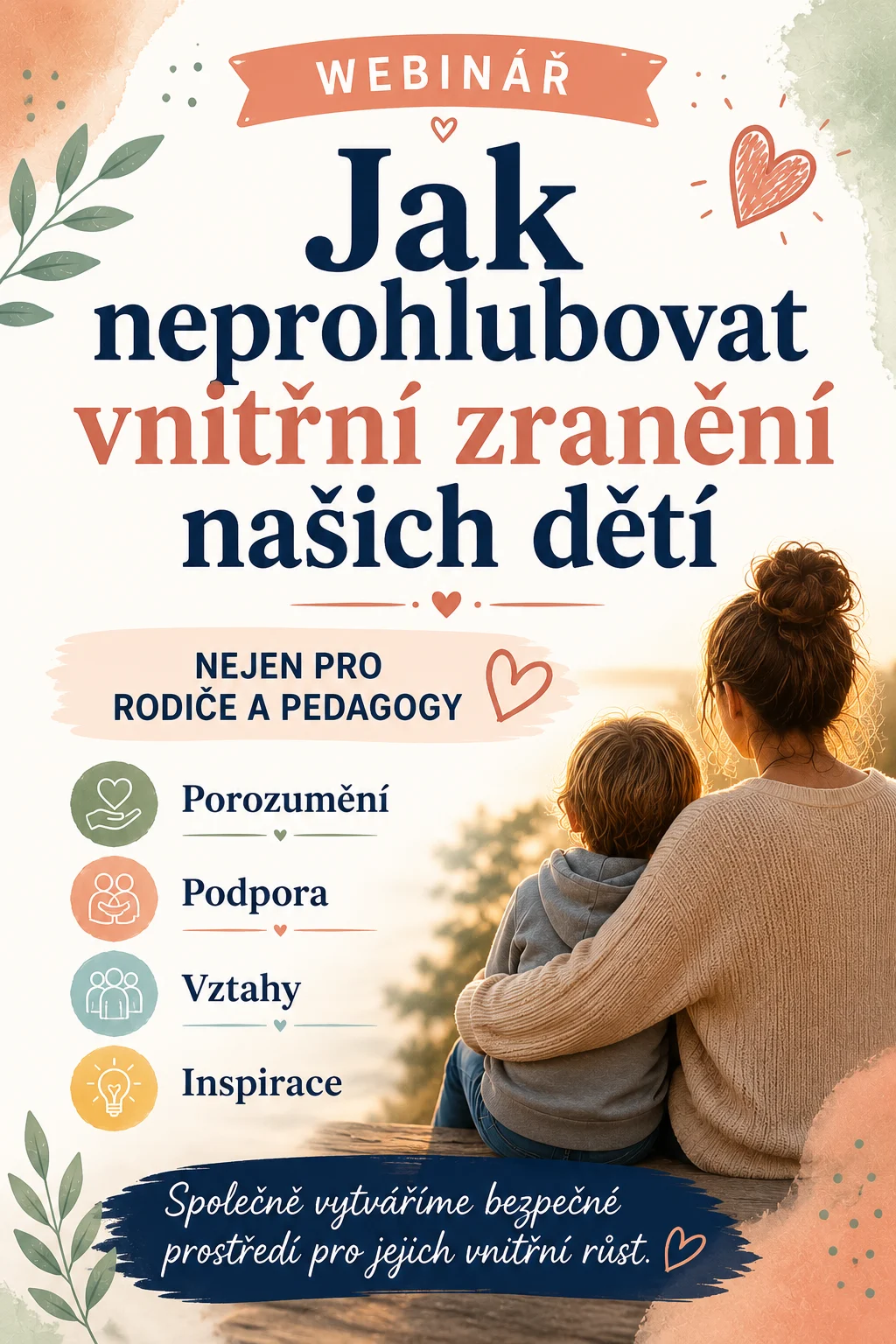 Webinář Jak neprohlubovat vnitřní zranění dětí