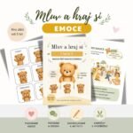 Mluv a hraj si – Emoce | Kartičky a pracovní listy (3+)