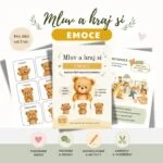 Emoce pro děti – kartičky a pracovní listy