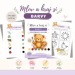 Mluv a hraj si – Barvy | Kartičky a pracovní listy (3+)