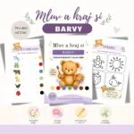 Barvy pro děti – kartičky a pracovní listy