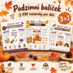 3v1 Podzimní balíček pro děti | Mluv a hraj si + 2 venkovní stezky