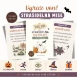 Vyraz ven! – Strašidelná mise pro děti | 10 hravých stanovišť (3+)