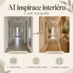 AI vizualizace interiéru z fotografie
