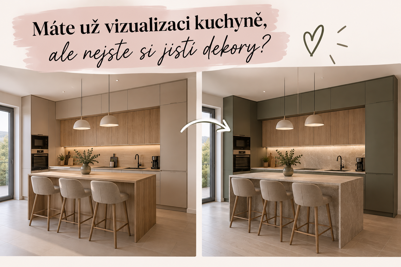 AI vizualizace interiéru z fotografie – ukázka 2