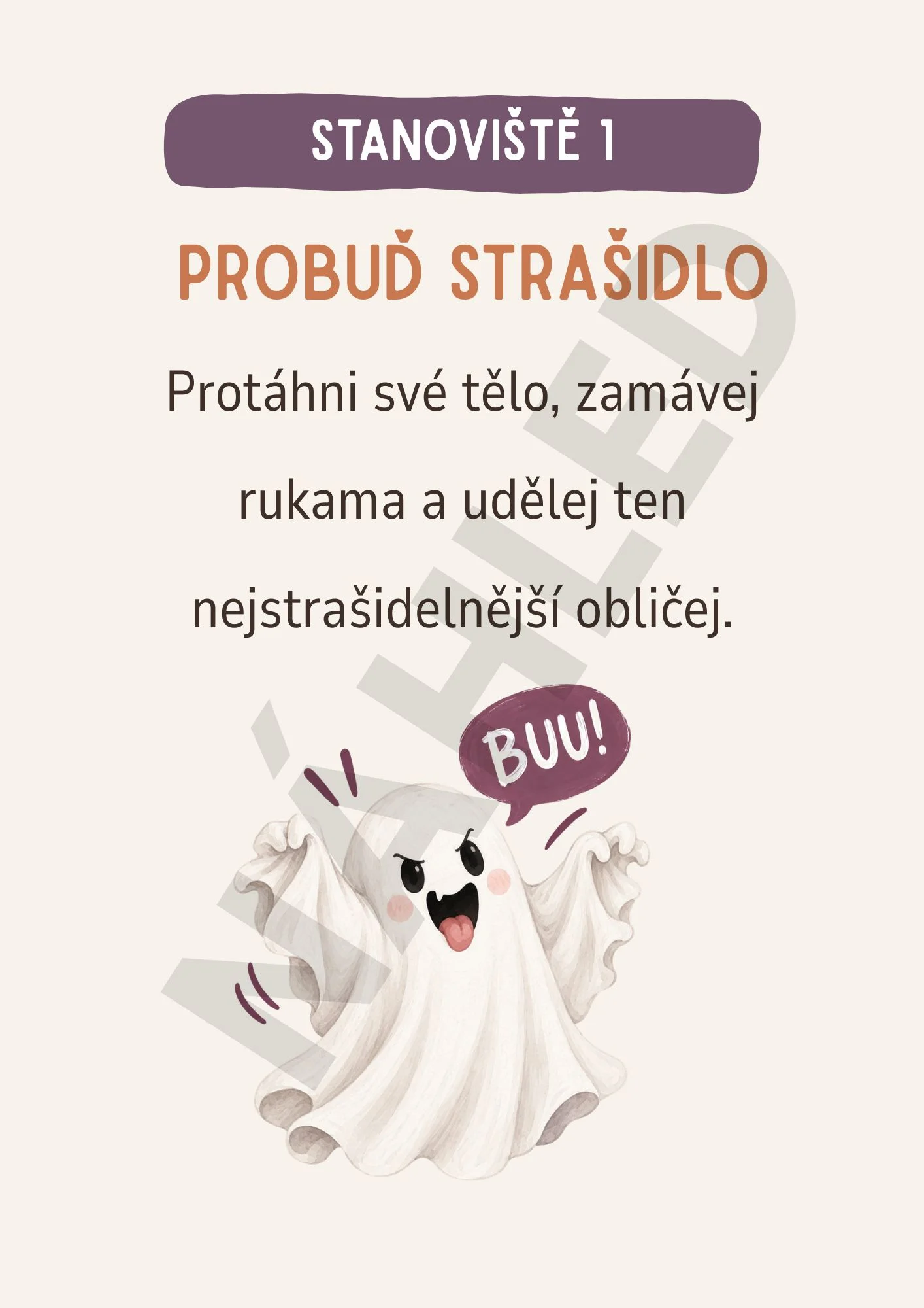 Halloween stezka pro děti – 10 stanovišť