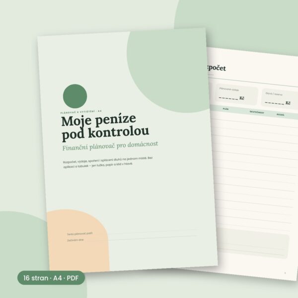 Finanční plánovač – rozpočet domácnosti