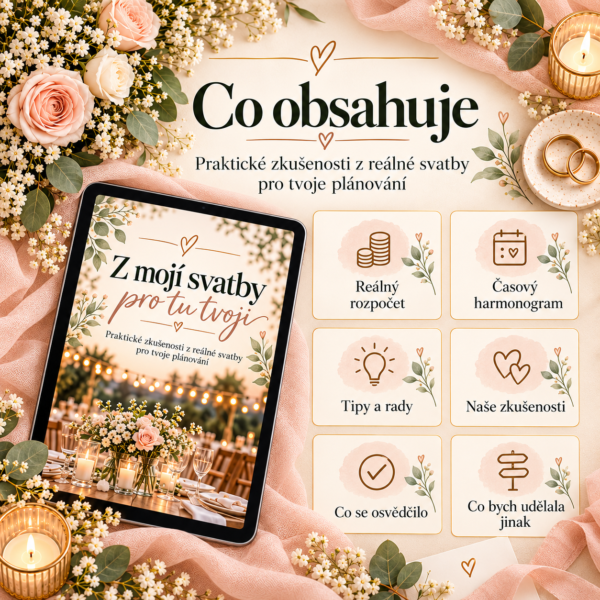 Z mojí svatby pro tu tvoji – svatba s rozpočtem – ukázka 2