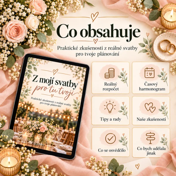 Z mojí svatby pro tu tvoji – svatba s rozpočtem – ukázka 2