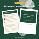 Náhled adventního kalendáře aktivit pro děti k tisku – kartičky s úkoly na 24 dní