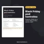 Náhled Black Friday plánovače k tisku – tabulky rozpočtu, hlídání cen a seznamu dárků