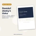 Náhled organizéru Domácí desky k tisku – tabulky pojištění, energií a pravidelných plateb